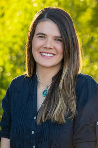 A picture of a person smiling